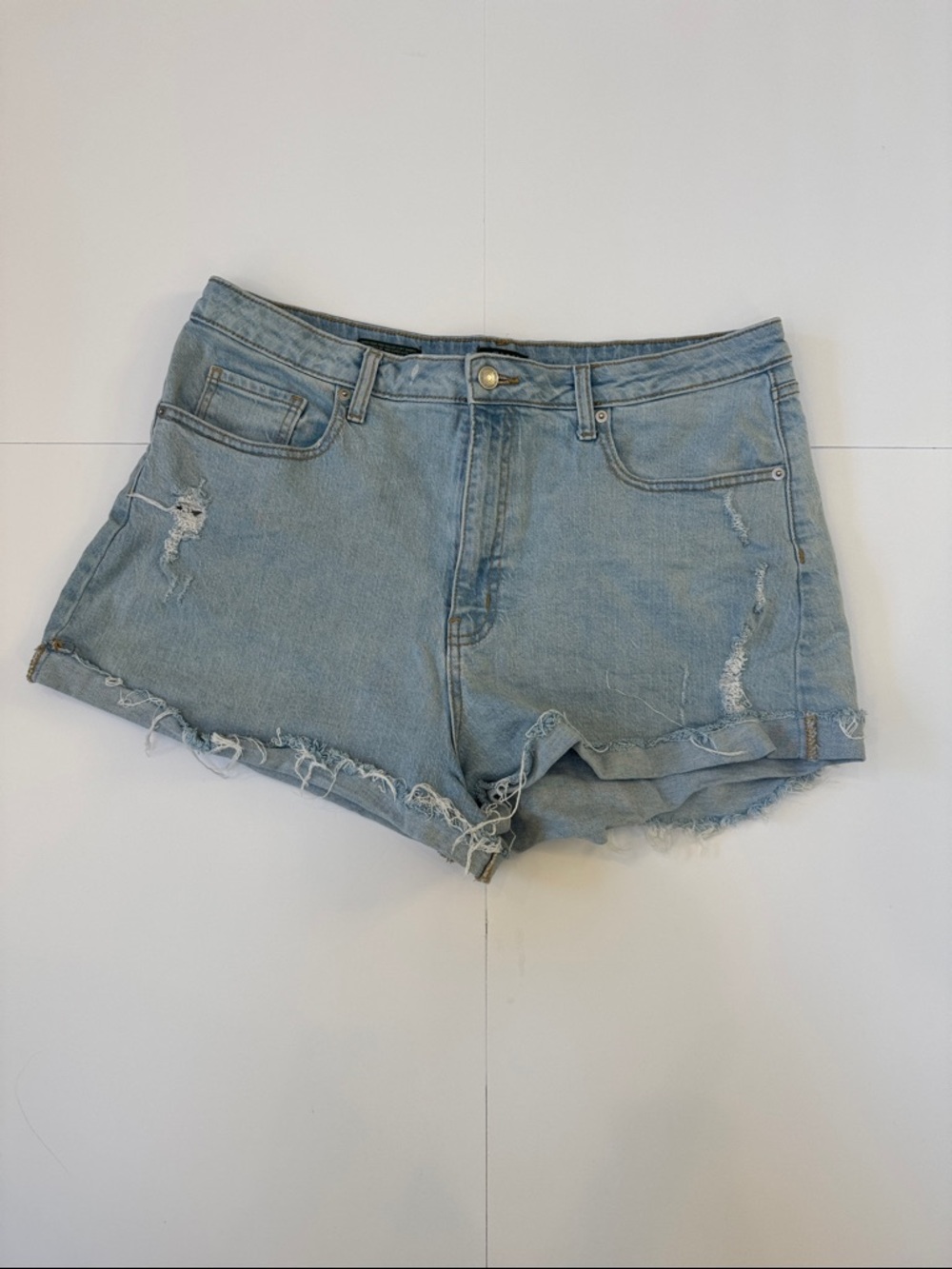 wild fable Light Wash Distressed Denim Shorts